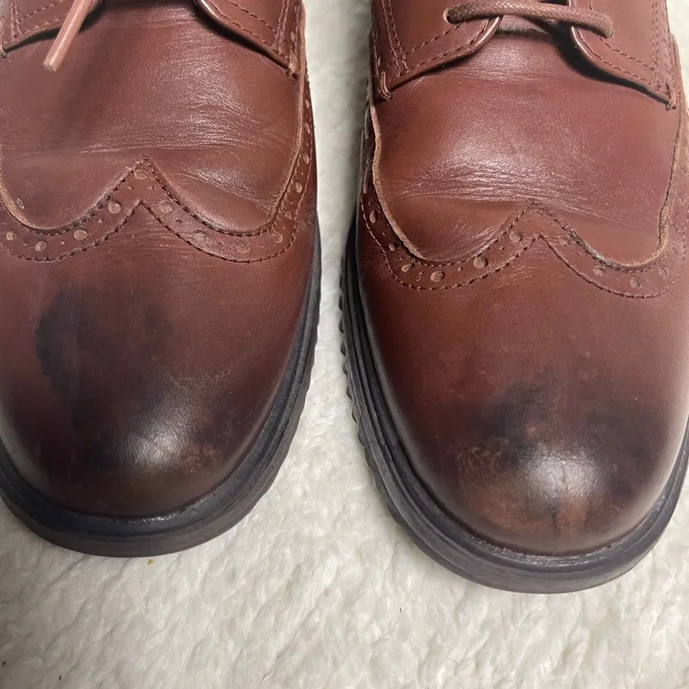 Cole Haan Men's Brown Leather Oxfords